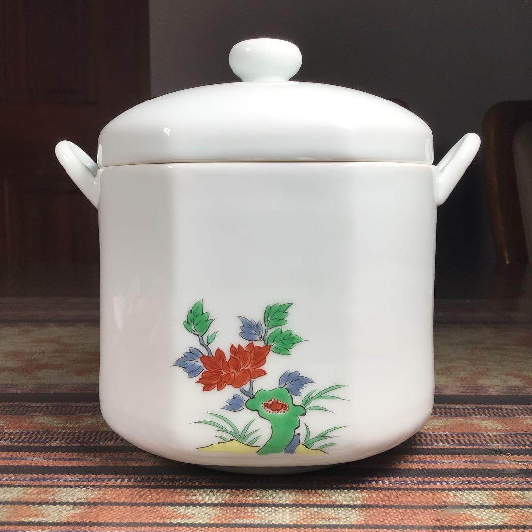 有田焼　仙松　入れ歯洗浄収納器