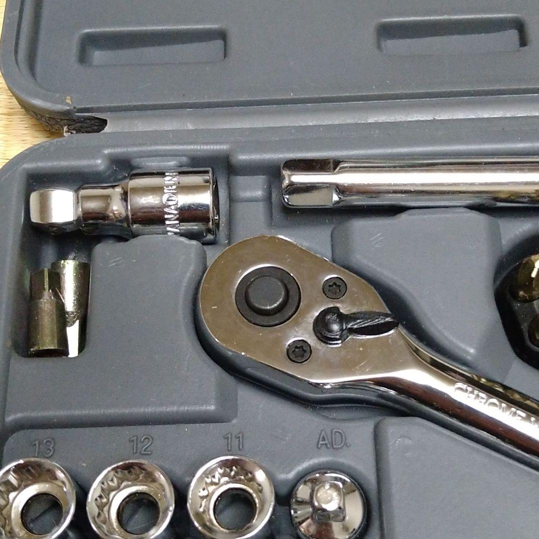 chrome vanadium ソケットレンチ+ドライバーセット