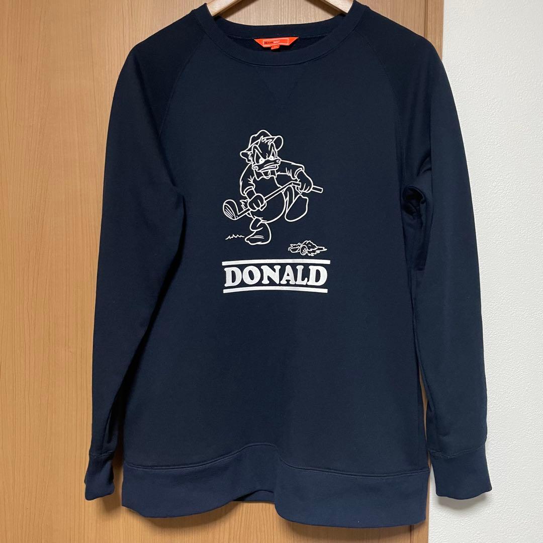 【Mサイズ】BEAMS GOLF Disneyコラボ‼️ ドナルド　トレーナー