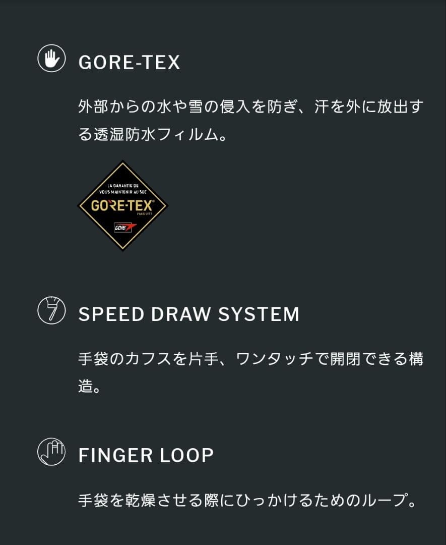 スキー・スノーボードアクセサリー SWANY TR-806 Alpine EXP Mitt MENS/M