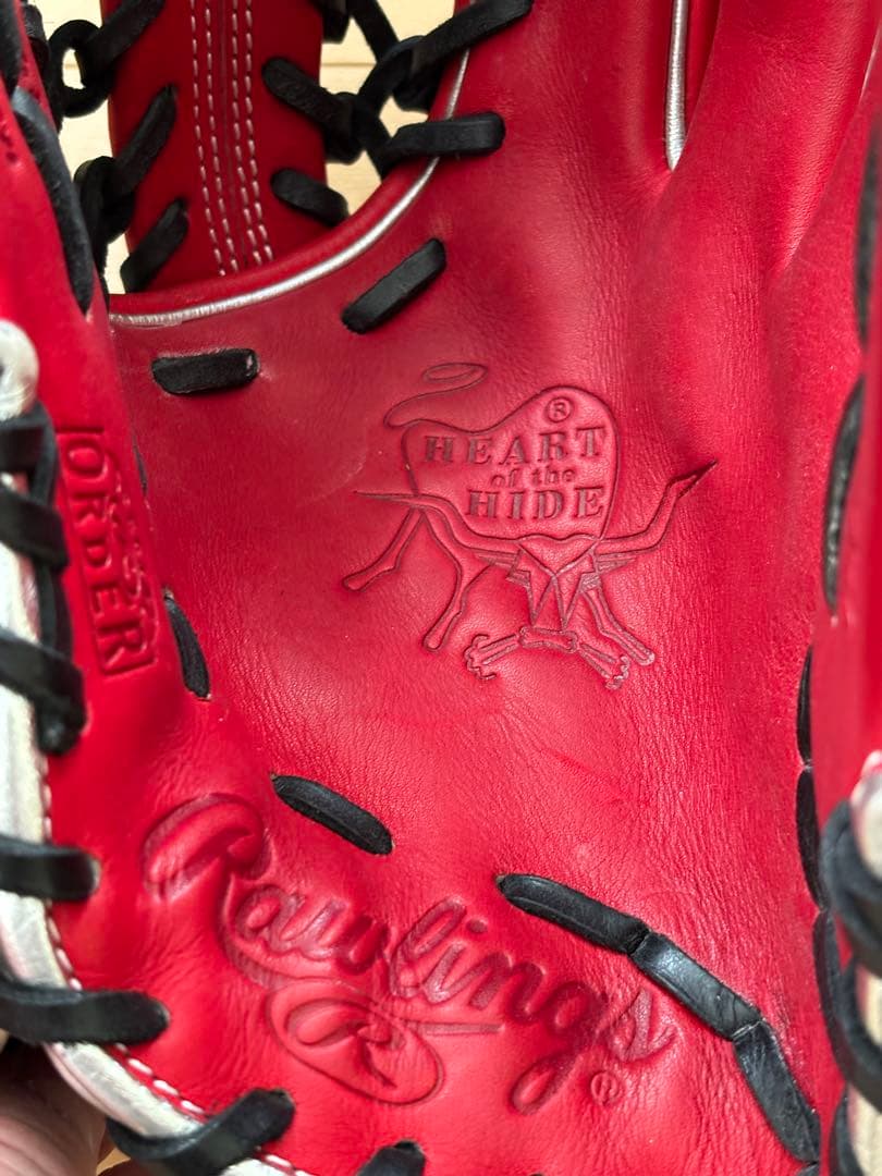 Rawlings 軟式グローブ レッド