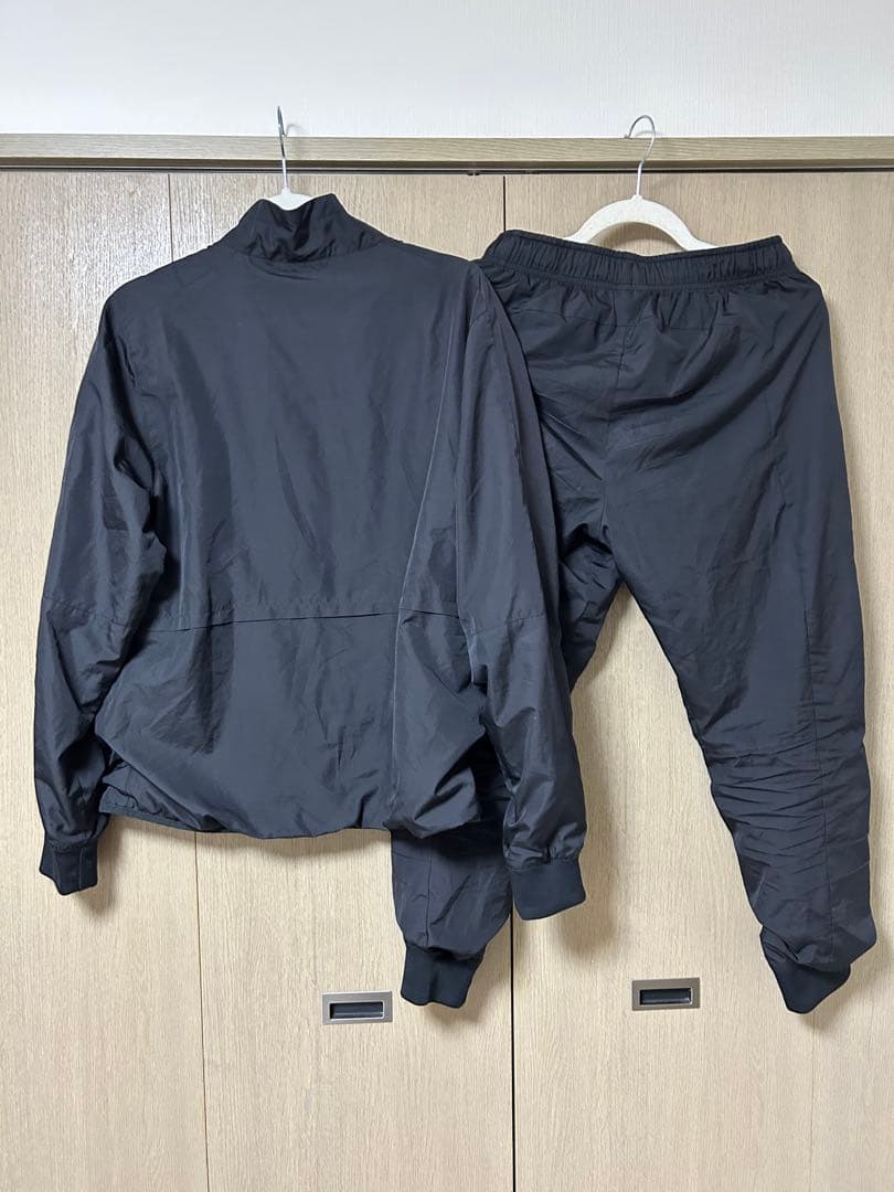 NIKE ナイキ ナイロンジャケット ジャージ パンツ セットアップ 黒 S