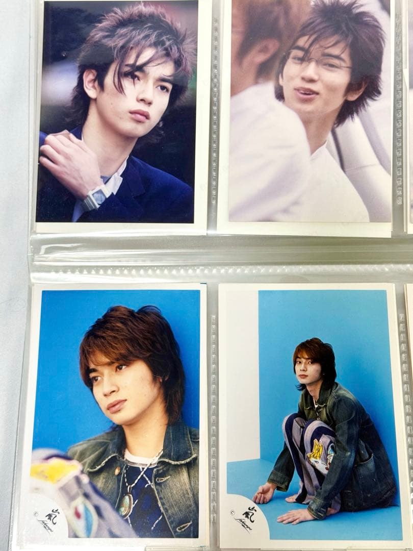 【希少品】嵐　松本潤　公式写真　旧嵐ロゴ　デビュー初期　制服