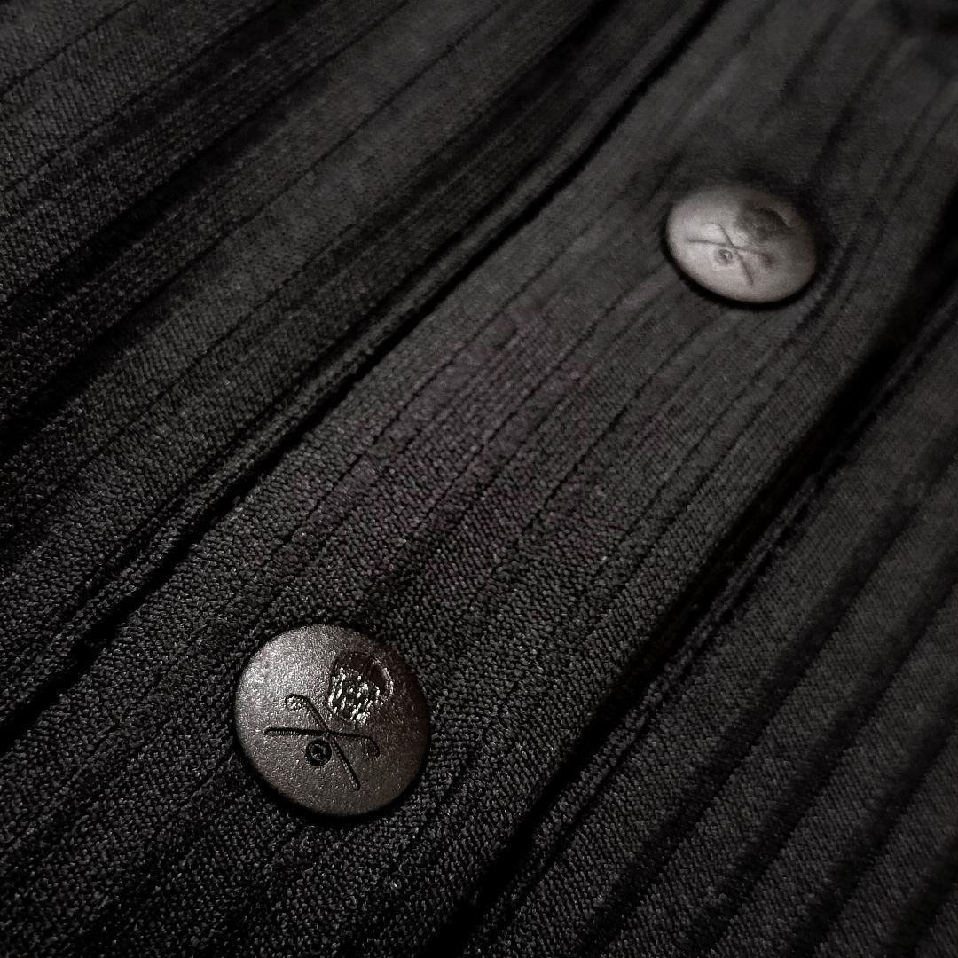 極美品✨MARK & LONA✨ブラック プリーツ ポロワンピース✨38