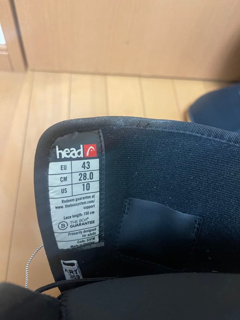 【超美品】HEAD スノボブーツ STRIKEBOA 28.0cm 1度のみ使用
