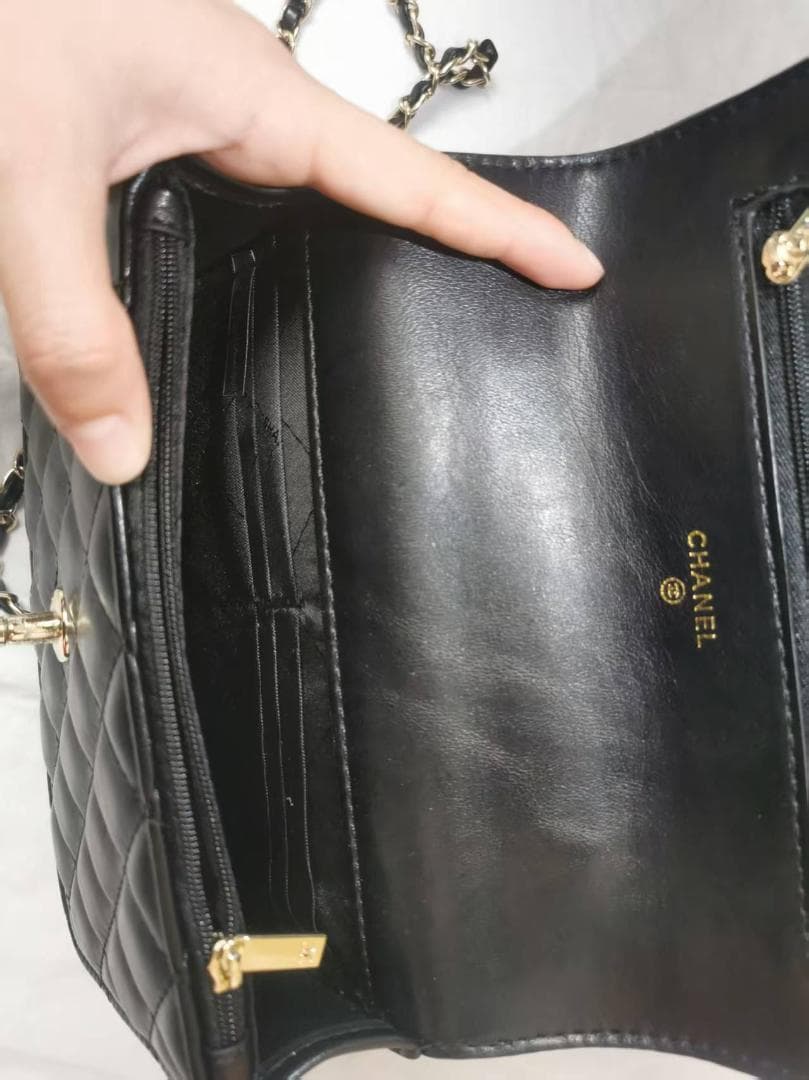 即日発送 CHANEL ノベルティ VIP ブラック キルティング バッグ