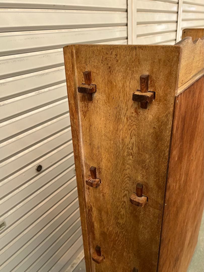 ［yamaka家具、古物、当時もの］くさび棚/5段