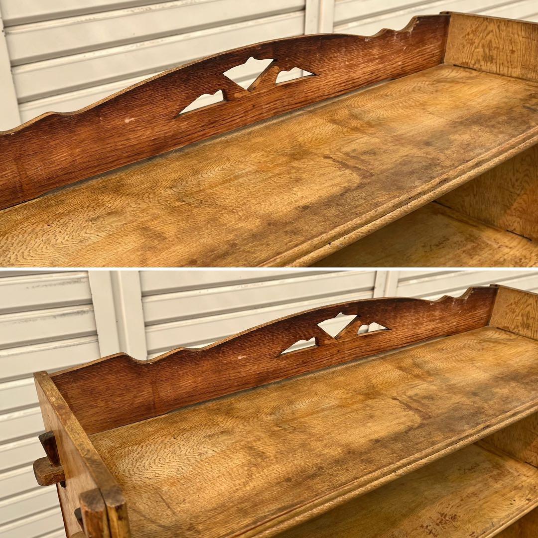 ［yamaka家具、古物、当時もの］くさび棚/5段