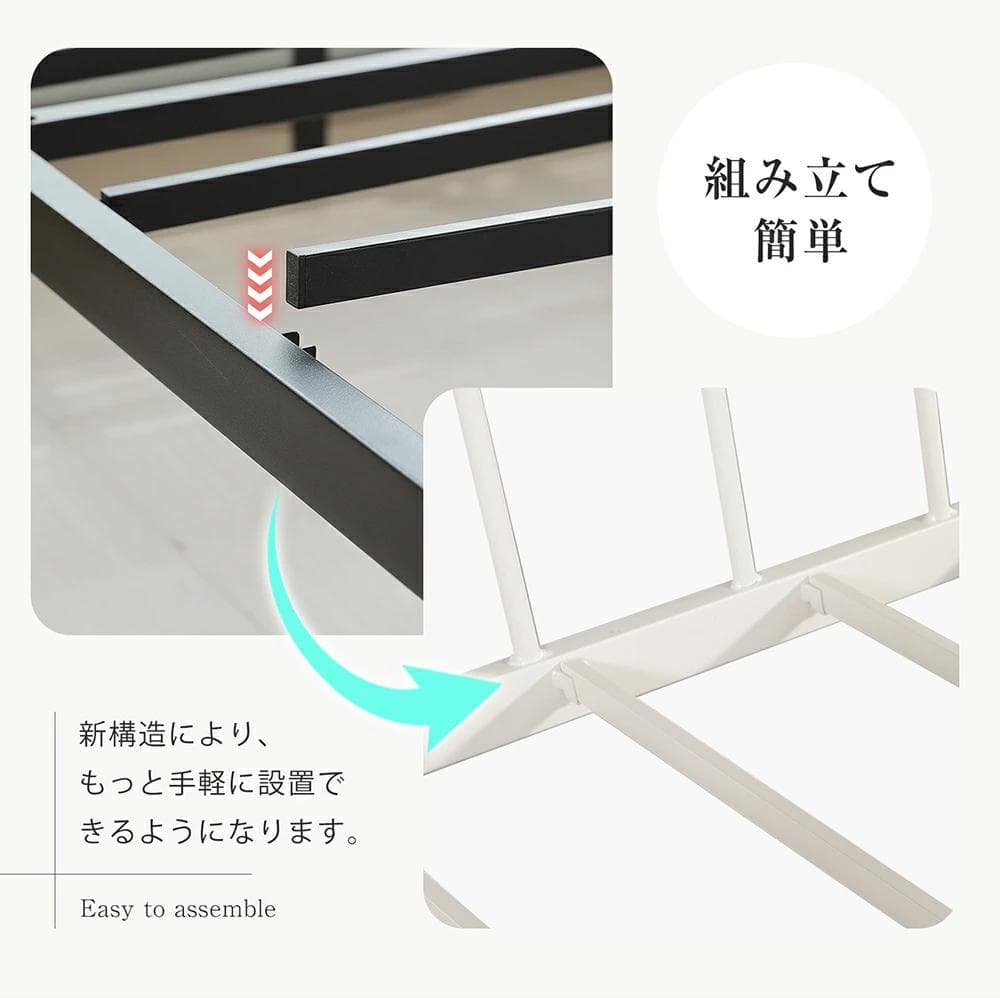 限定価格！ロフトベッド　シングル　高さ110cm　子供部屋に最適　WHITE