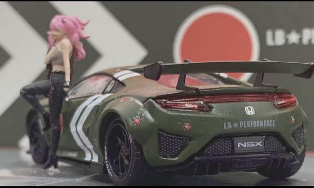 ラスト1台　1/64サイズ　LBWK ホンダ　NSX ゼロ戦カラー
