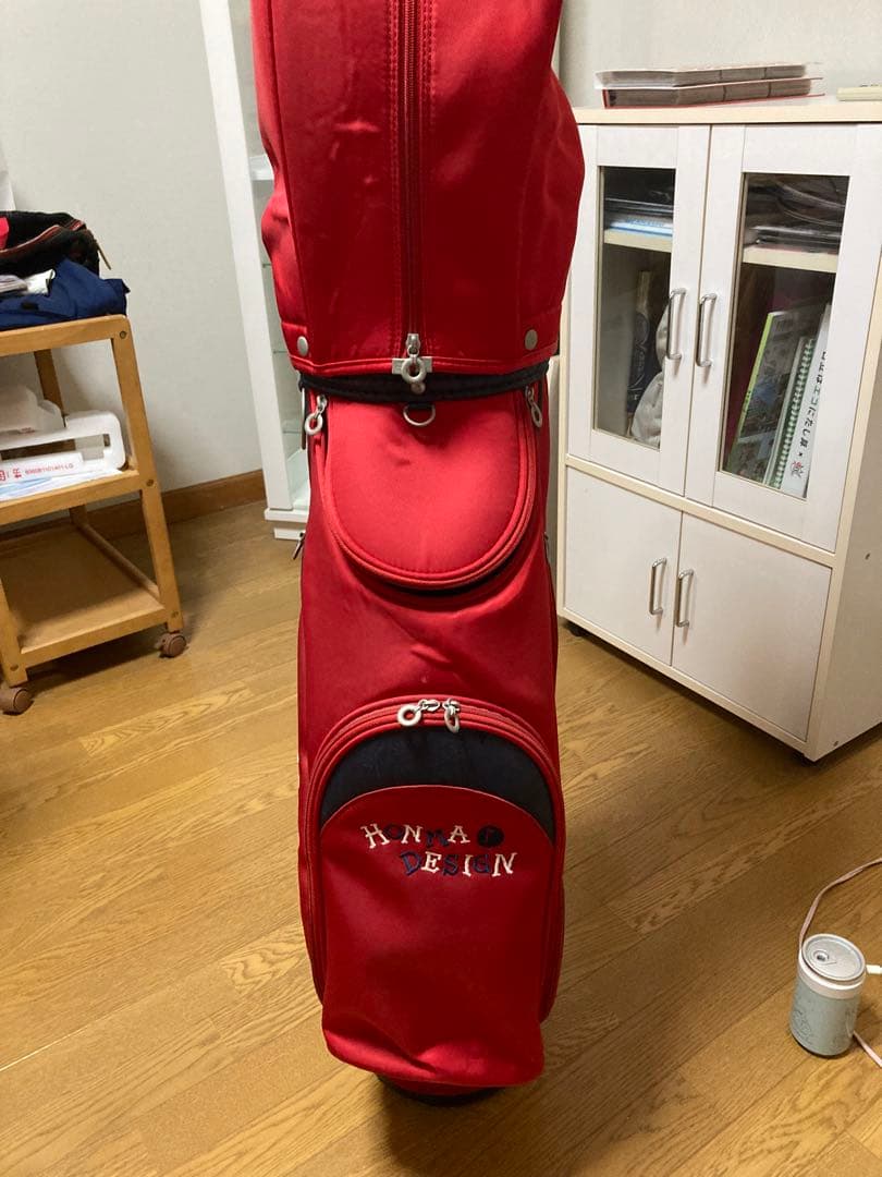 ホンマ　ゴルフバッグ 赤