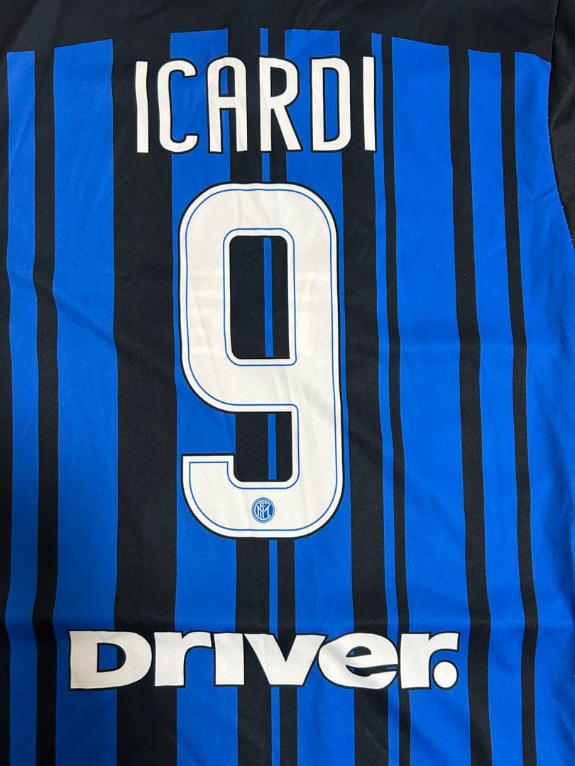 インテル　ユニフォーム　イカルディ　サッカー　セリエA M 半袖　長友　シャツ