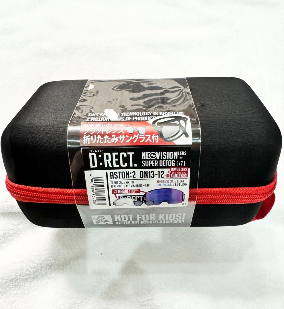 【新品】D:RECT ASTON:2 DN13-12 / スノーゴーグル
