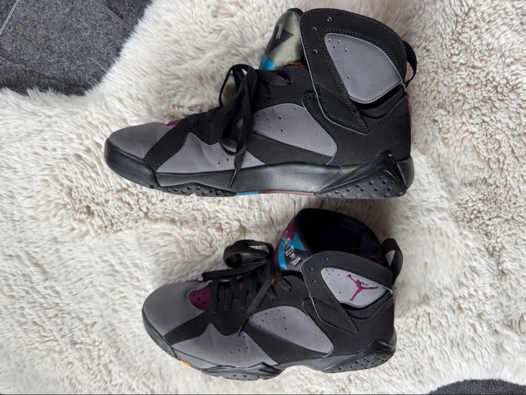 Air Jordan 7 グレー/ブラック/パープル　nike ジョーダン