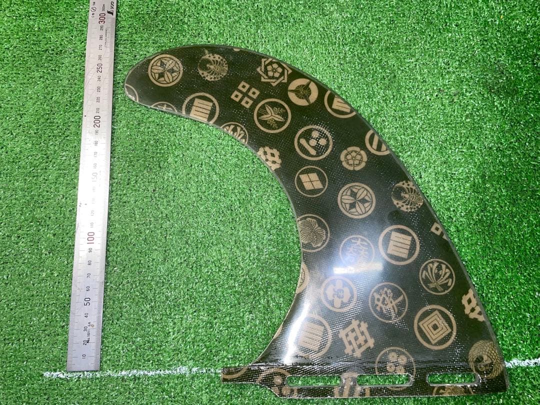 ハンドメイド和風デザイン サーフボードフィン　　(ロングボード用)