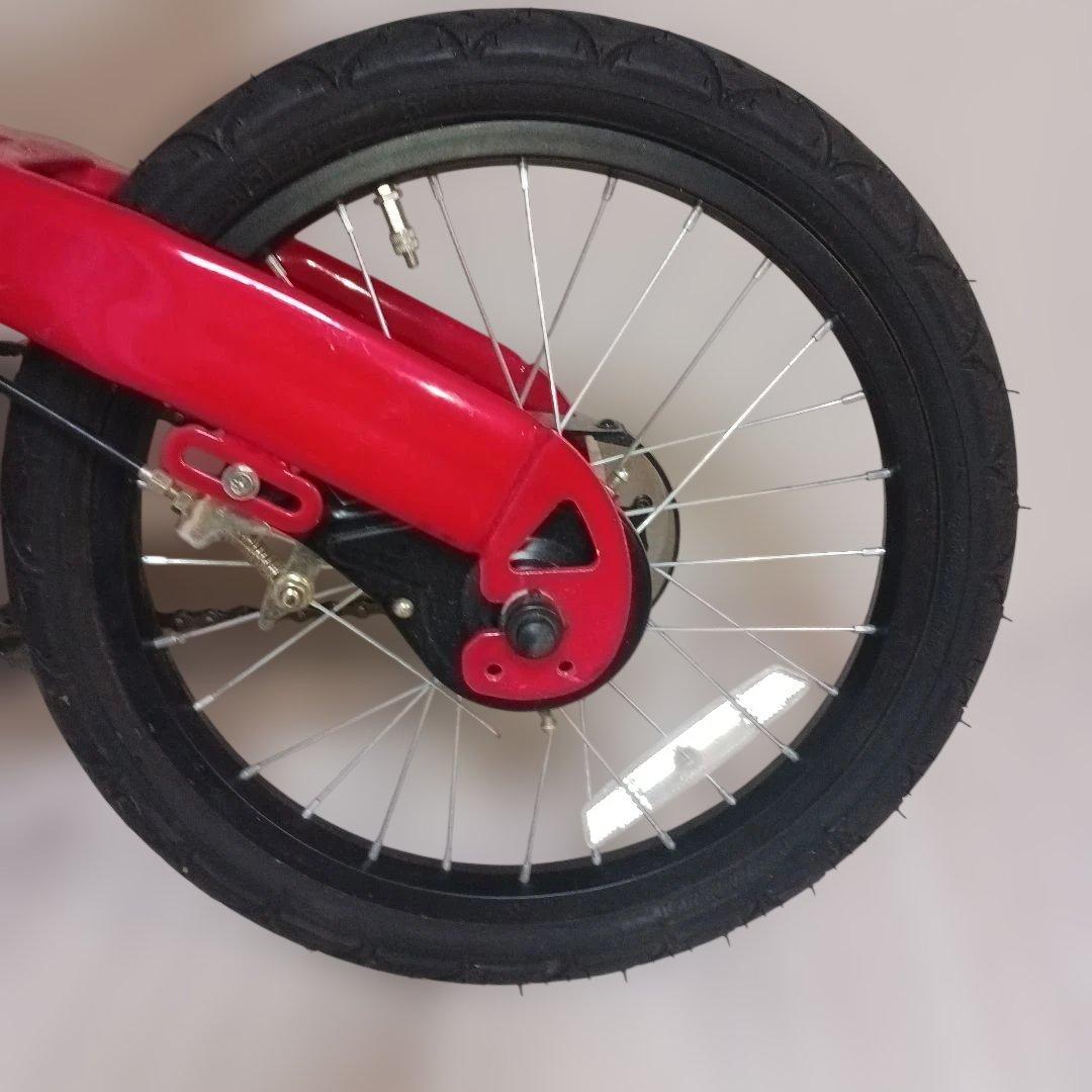 【希少16インチ】へんしんバイク X16 レッド ペダル装着