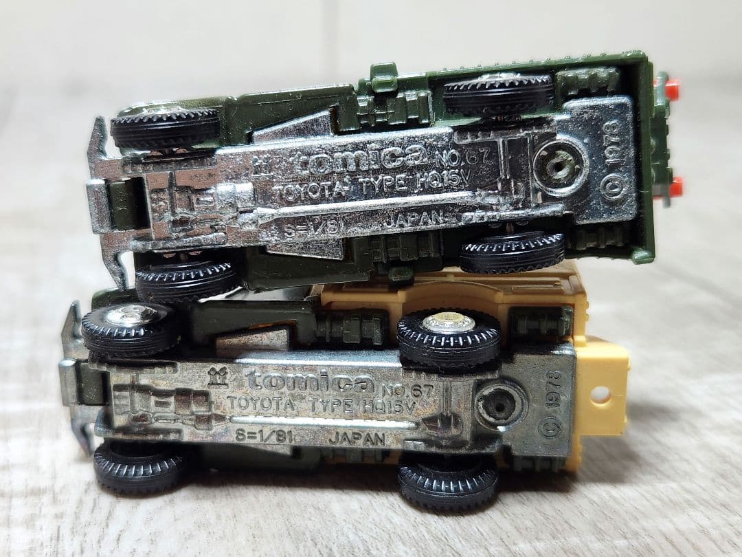 トミカ No.67 トヨタ 自衛隊 ロケット車 トラック HQ15V 日本製