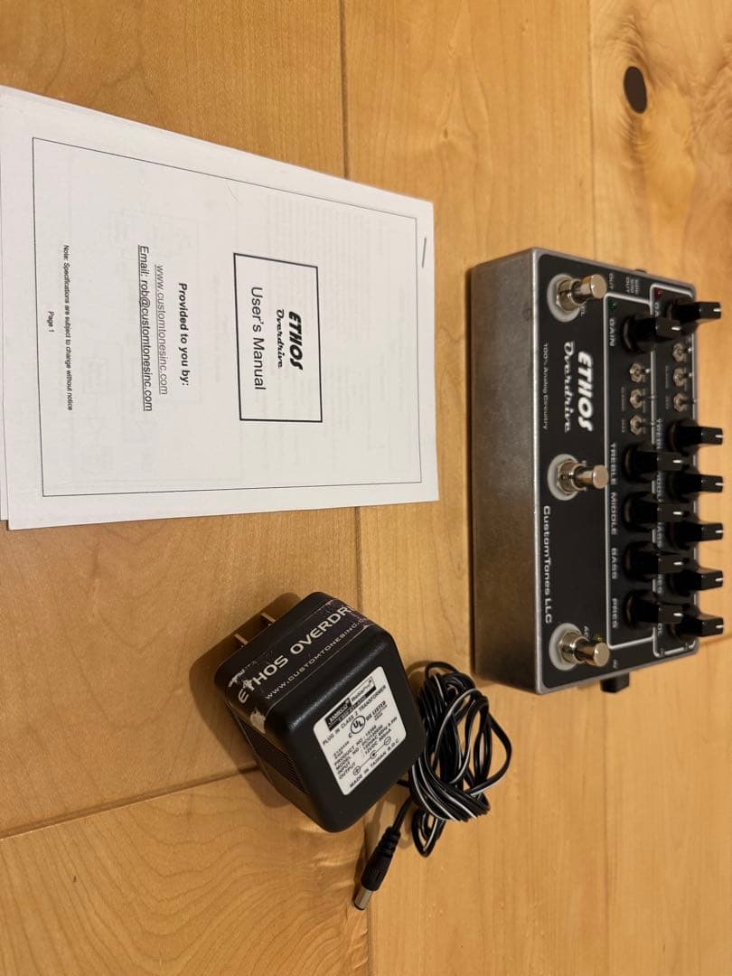 Ethos Overdrive ギターエフェクター