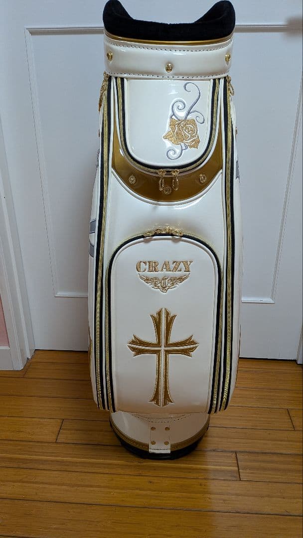 CRAZY キャディバッグ「ローズ＆バタフライ」モデル