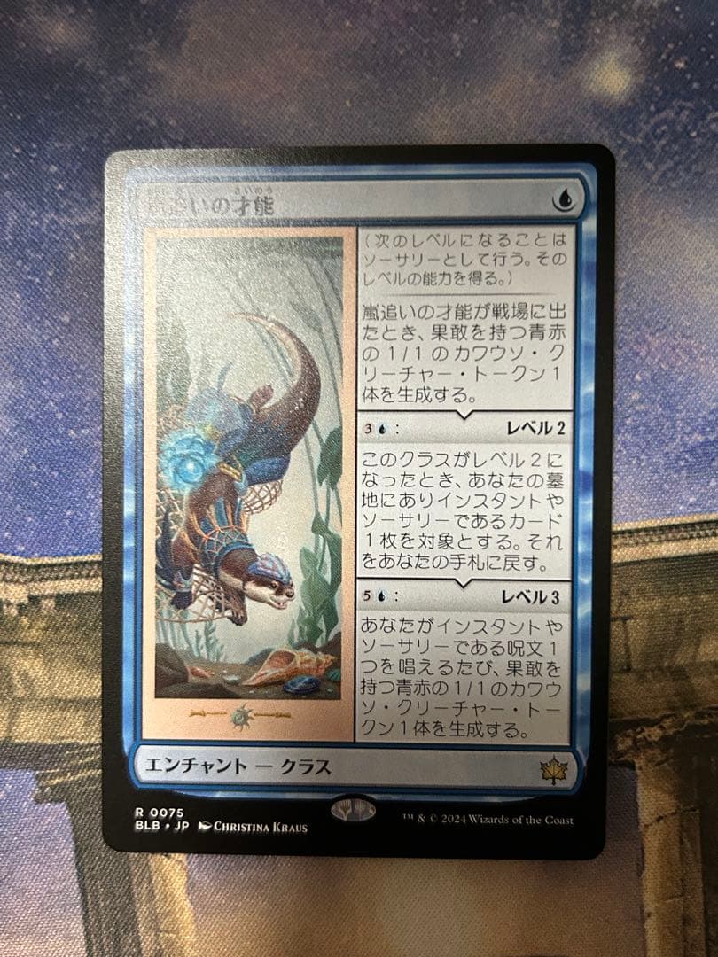 MTG　嵐追いの才能　日本語　4枚