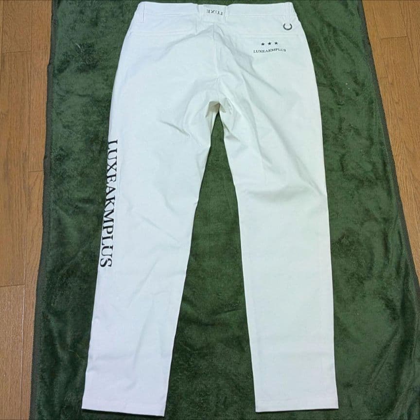 【新品】LUXEAKMPLUS 防風サイドロゴスラックスパンツ Lサイズ