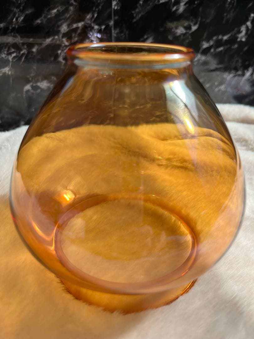 Tilleyランタン　交換用ホヤ　琥珀色