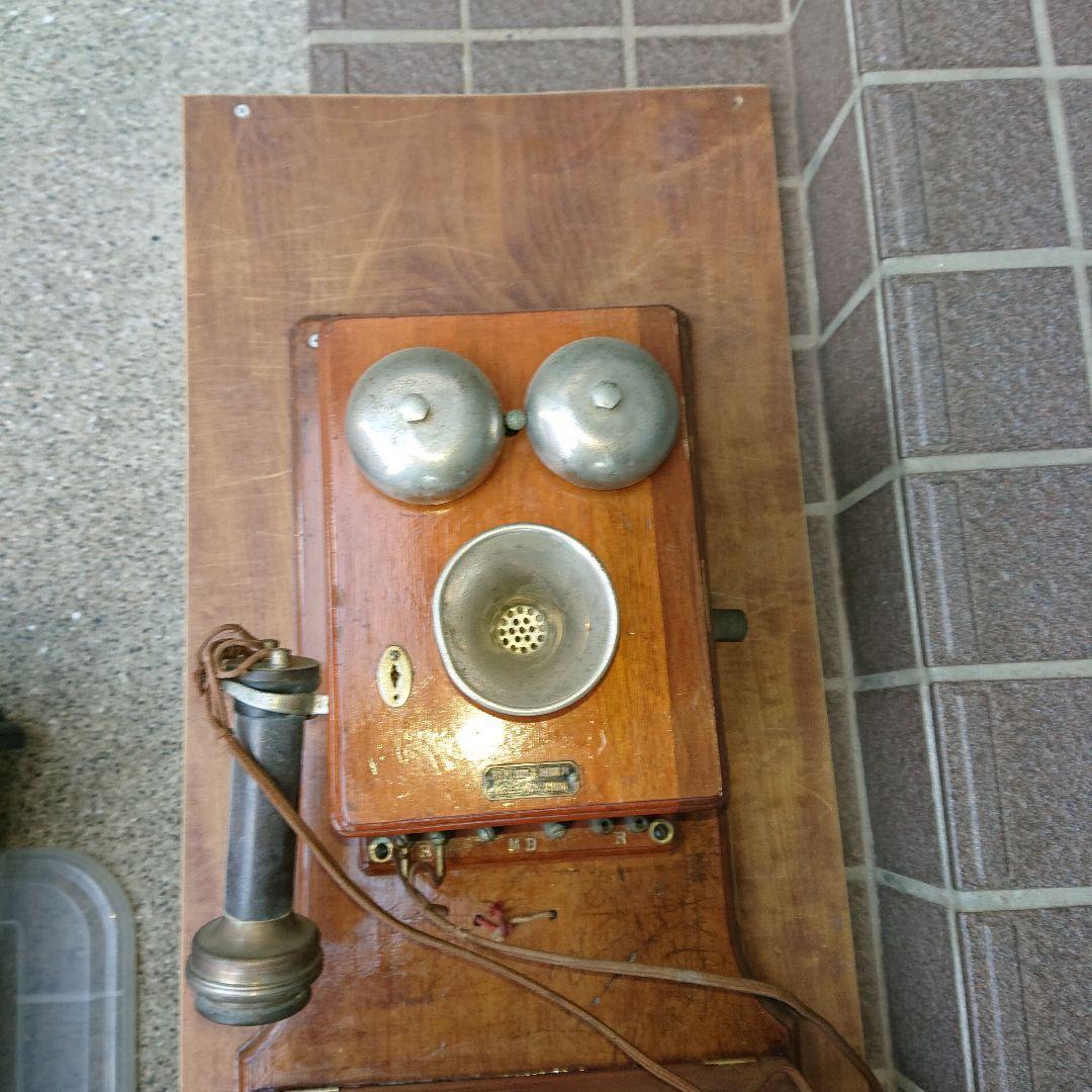 ヴィンテージ電話機、手回しレトロ