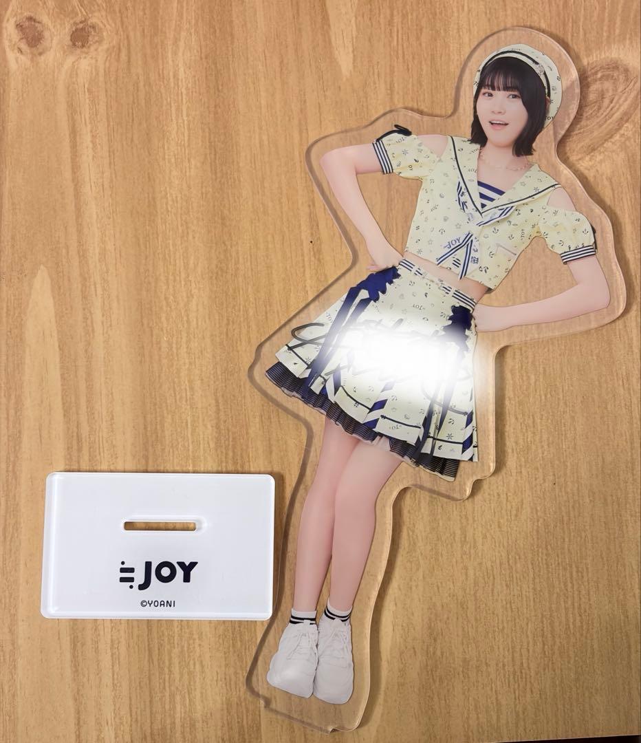 ≒JOY ニアジョイ　小澤愛実　ビッグアクスタ　アクリルスタンド　直筆