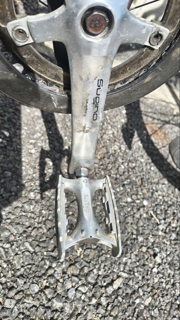 GIOS LIEBE パーツは105など各種グレードアップ！　（カゴは変更予定）