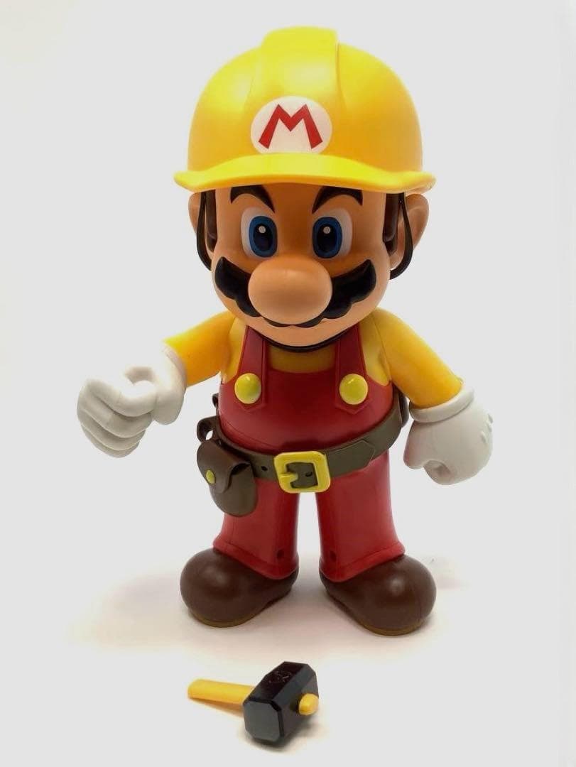 スーパーマリオ ビッグアクションフィギュア ゴールドマリオ ビルダーマリオ 2種