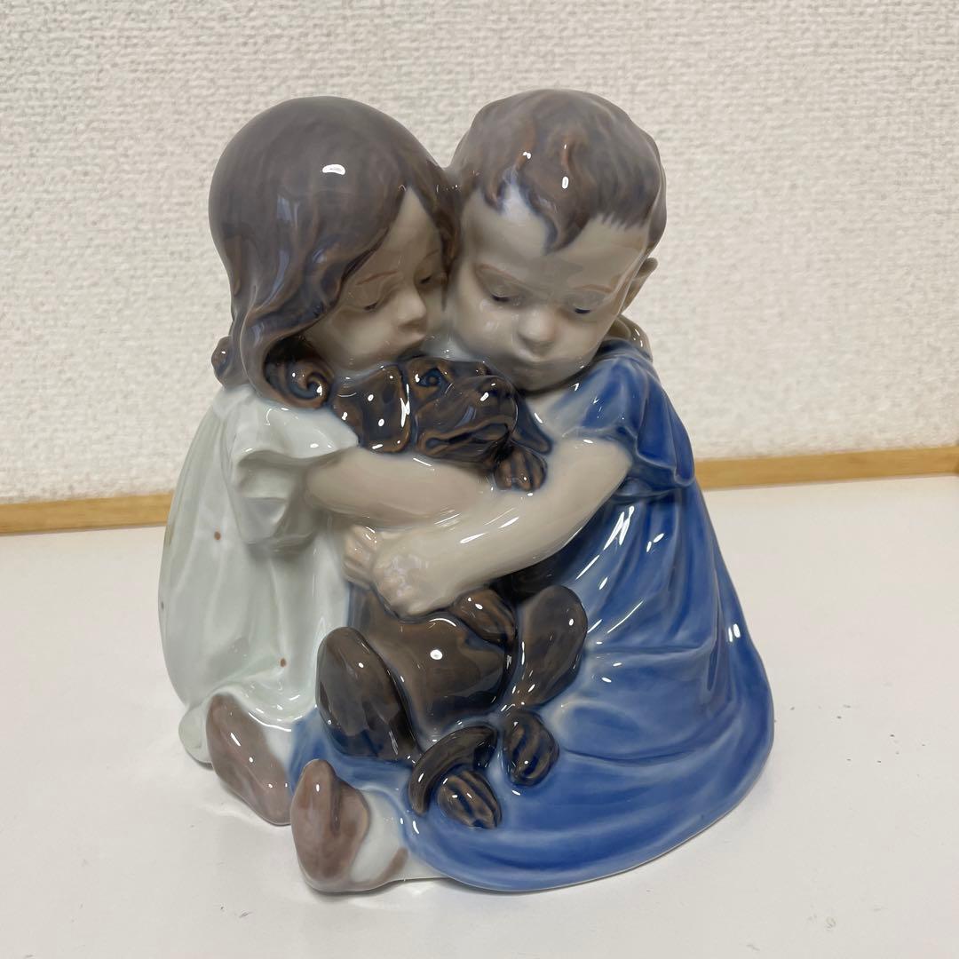 ・Children with puppy・高さ１５cm・ Copen・