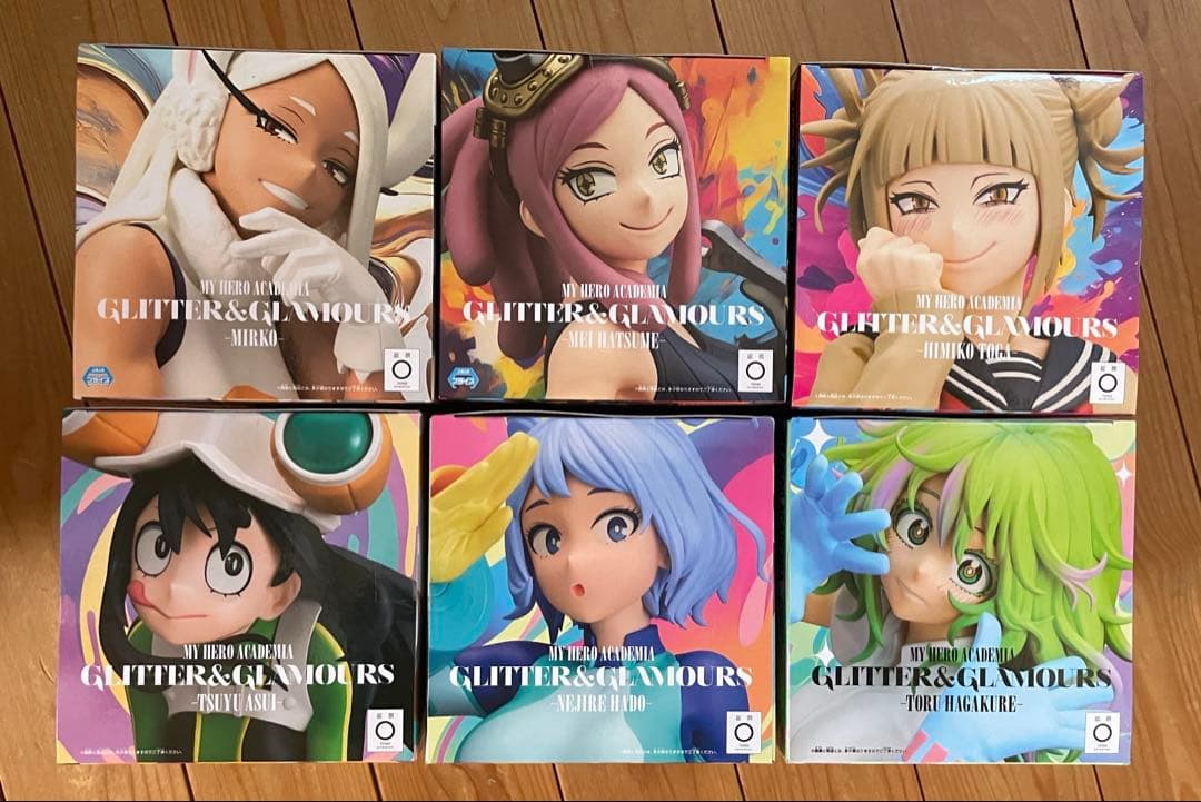 僕のヒーローアカデミア GLITTER＆GLAMOURS 初版品6種セット