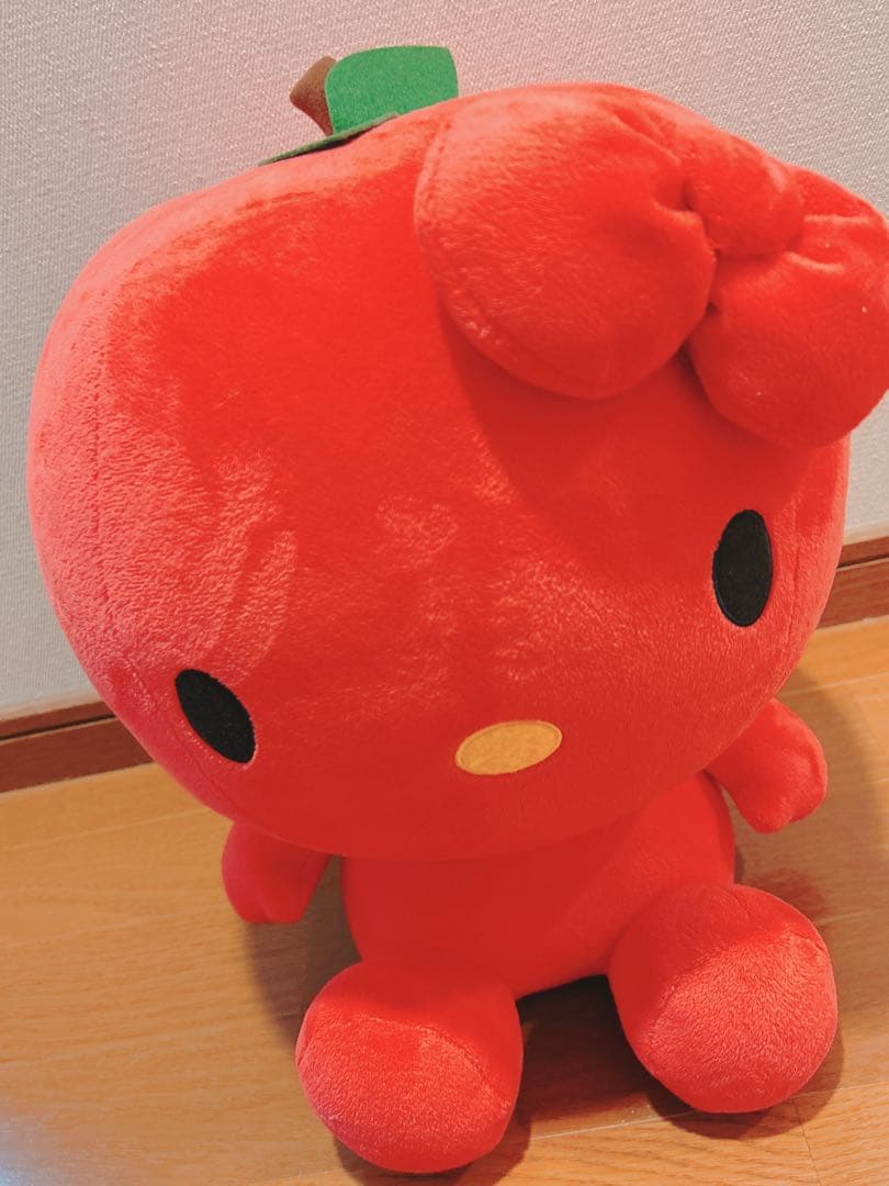 【超激レア】30周年記念☆ハローキティりんごフェイス ぬいぐるみ