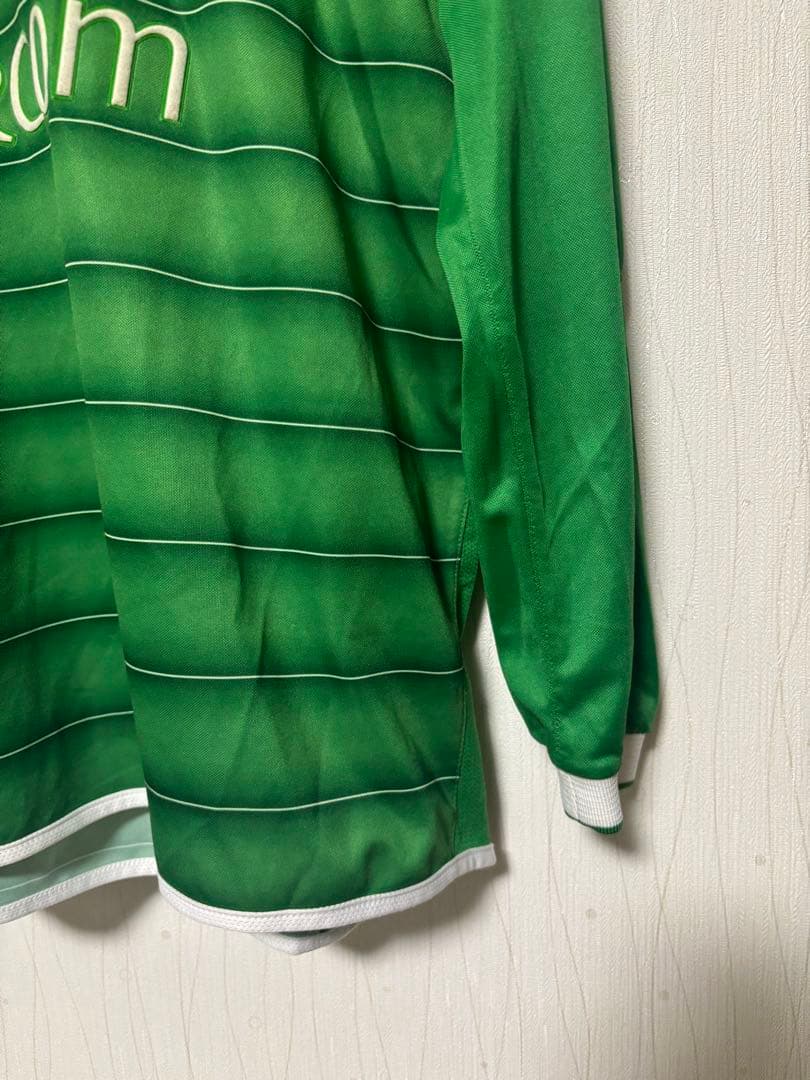 アイルランド代表 サッカーシャツ Umbro 緑　ユニフォーム　長袖