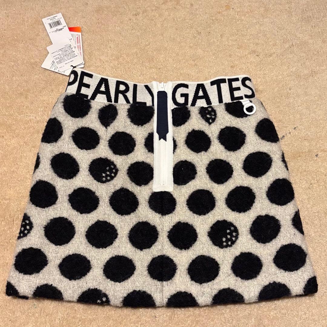 PEARLY GATES / パーリーゲイツ ドット柄スカート ホワイト