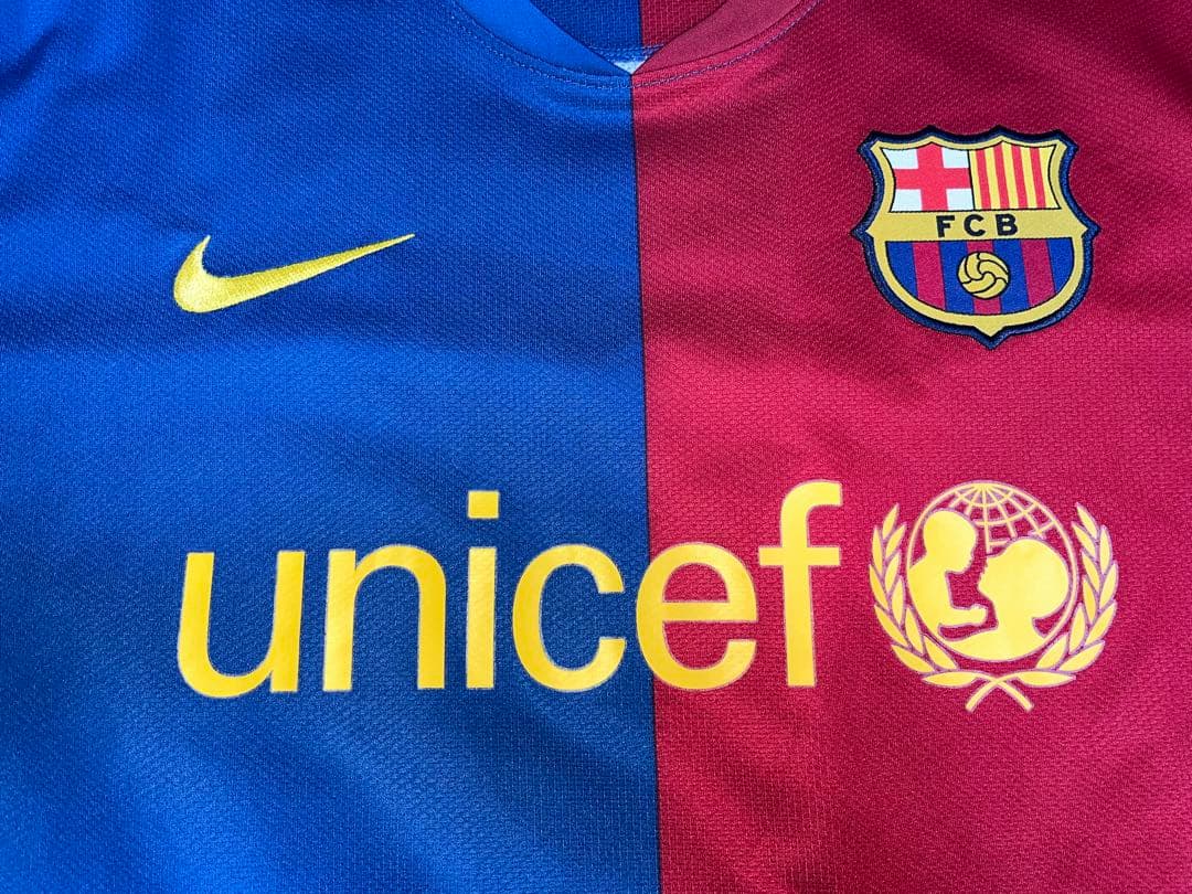 バルセロナ　FC Barcelona 08/09 ホームユニフォーム　長袖