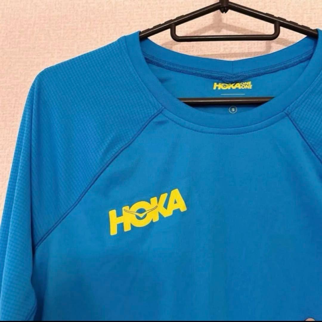 【HOKA(ホカ)】パフォーマンスロングスリーブT/長袖シャツ/ブルー/S