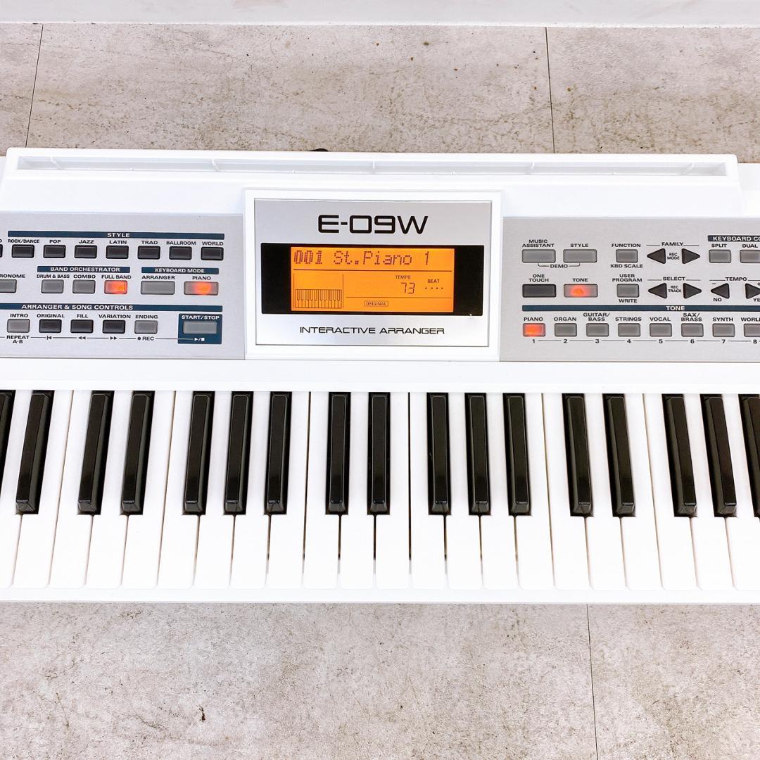 Roland ローランド 電子キーボード E-09W 61鍵 キーボード
