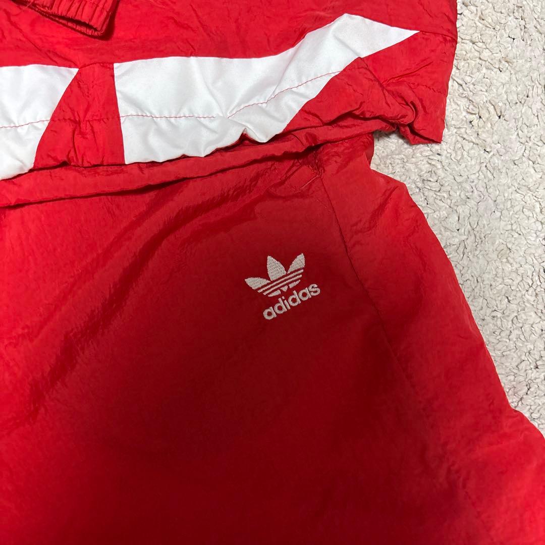 adidas ジャージ上下セット レッド