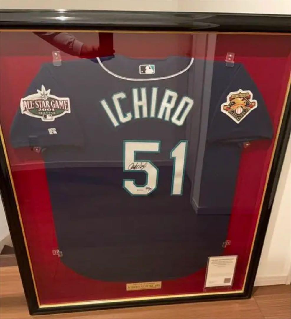 MLB イチロー　直筆サイン入り　ルーキーイヤー　ジャージ　UDA 証明書　限定