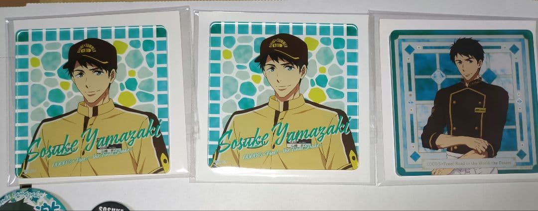 Free!グッズセット　缶バッジコースターカードCD宗介