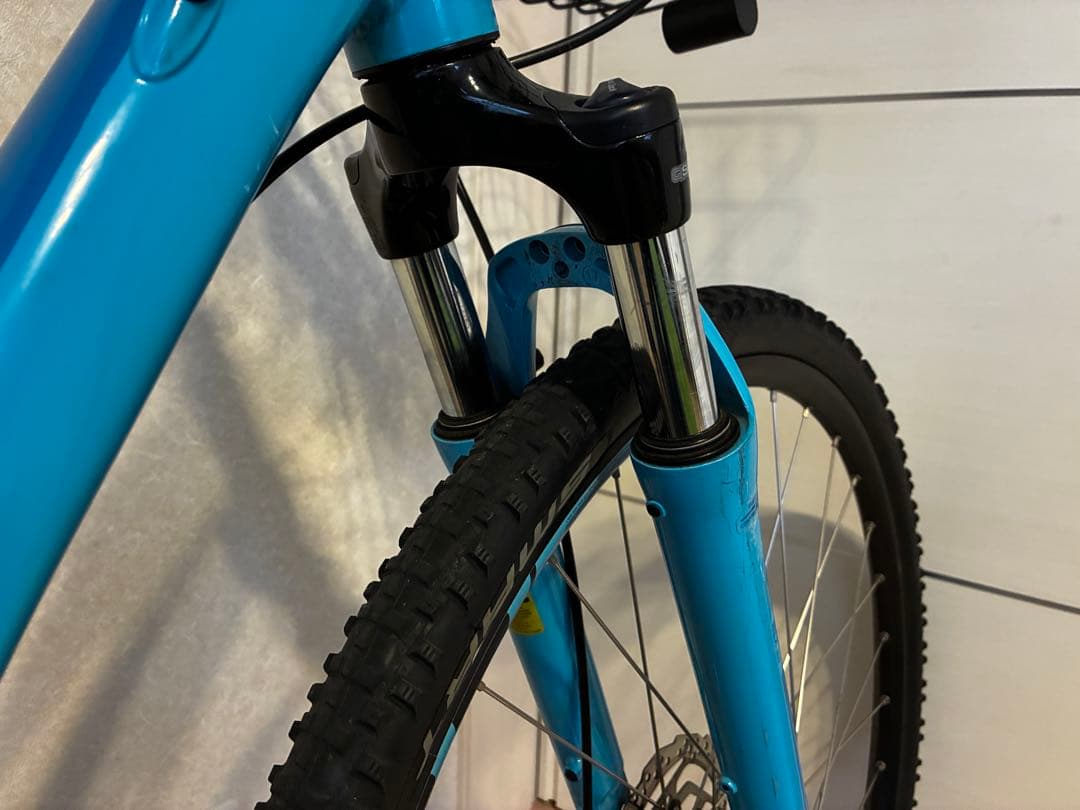 【美品】CUBE nature EXC 女性用MTB 通学仕様　前カゴ有