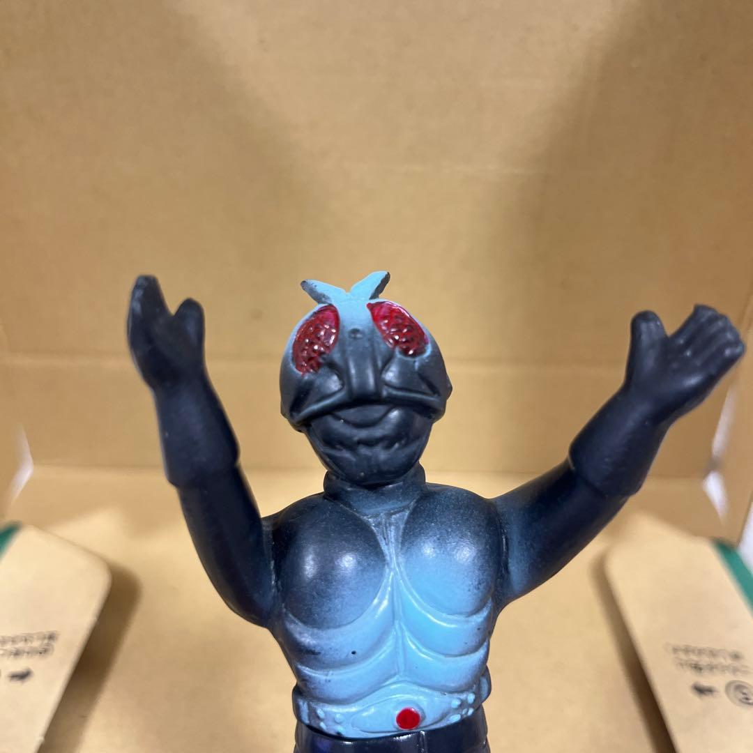 仮面ライダー　©️石本プロ　毎日放送　東映　バンダイ　昭和レトロ　ソフビ　当時物