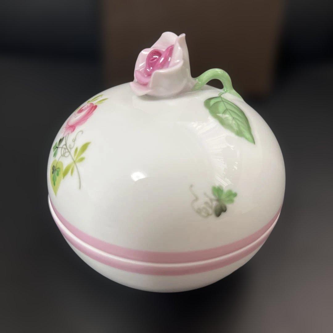 売り切り価格［新品］Herend♡ウィーンの薔薇ピンク♡マルボンボン① 希少品