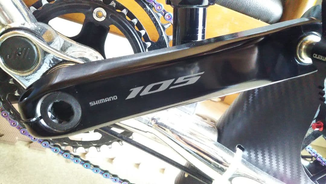 シマノ 105 R7100 160mmショートクランクセット 46t36t