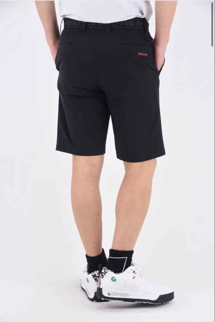 未使用級BRIEFING ブリーフィング ハーフパンツ 黒 24ss ストレッチ