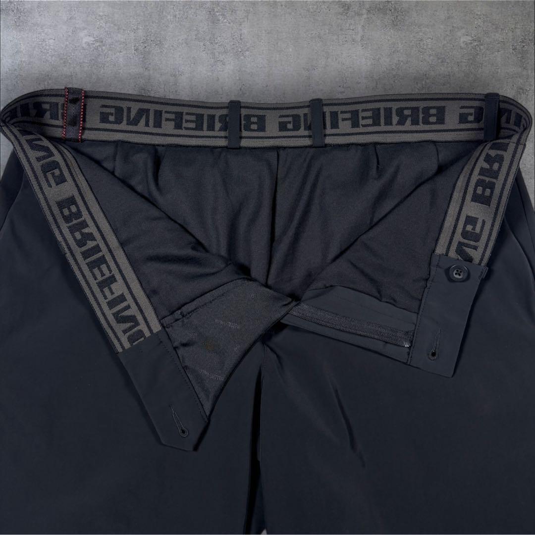 未使用級BRIEFING ブリーフィング ハーフパンツ 黒 24ss ストレッチ