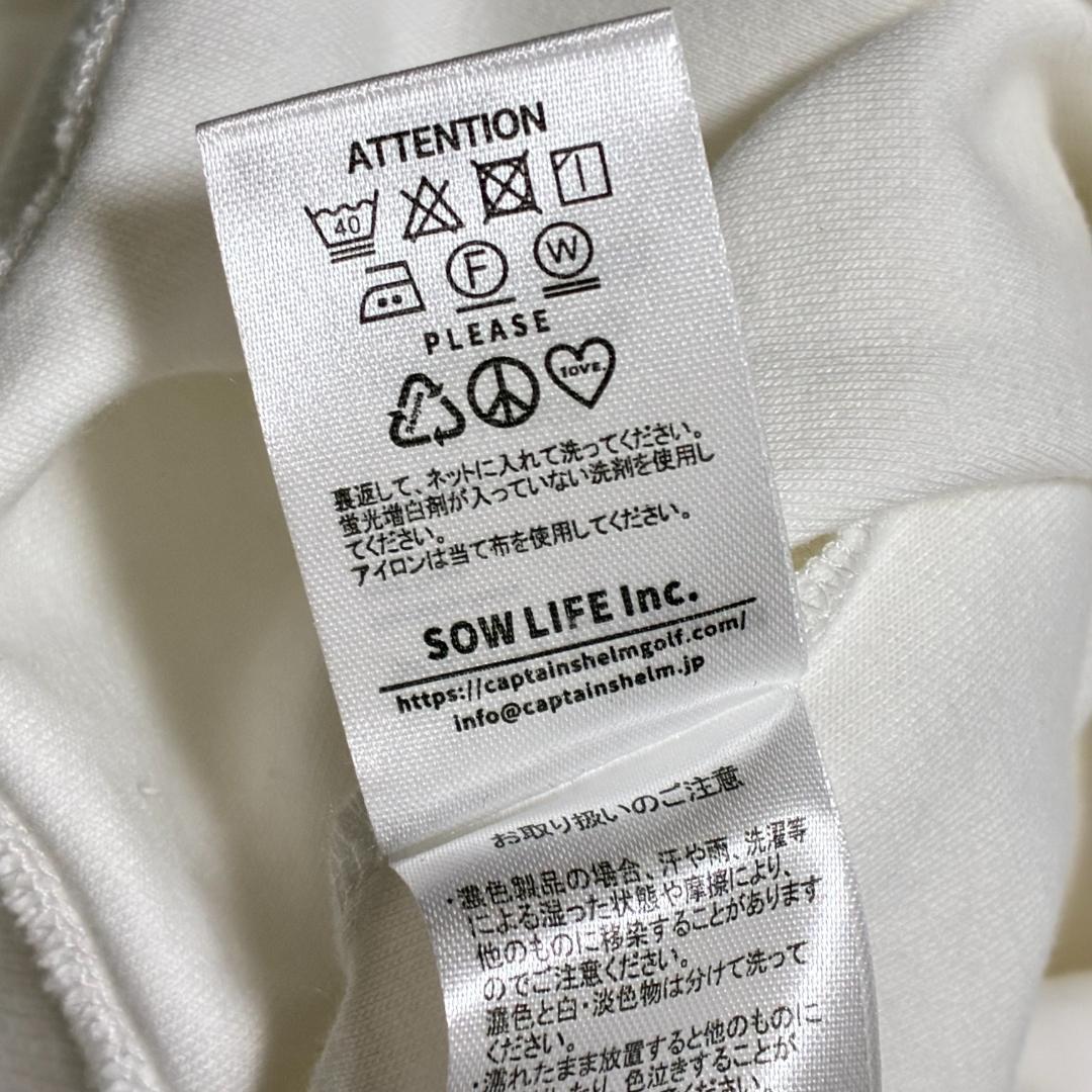 Cph/Golf キャプテンズヘルムゴルフ モックネック ロングスリーブTシャツ