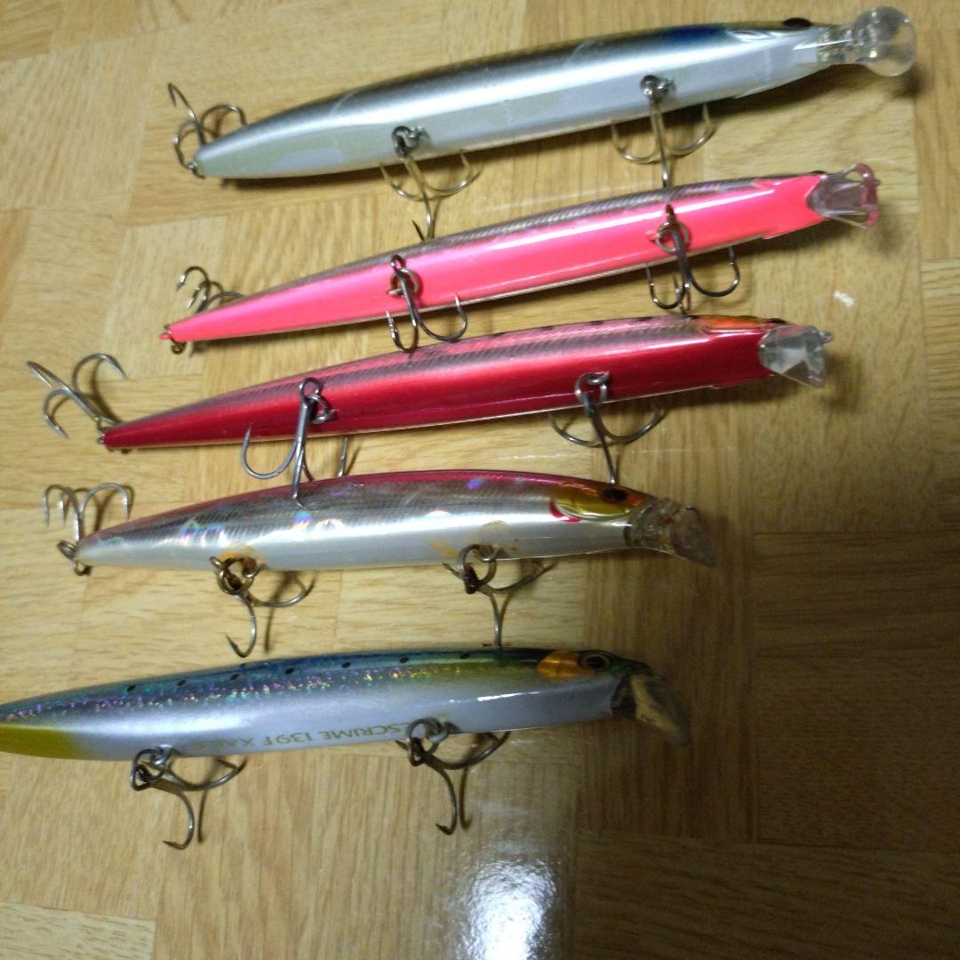 ジャクソンアスリート・タイドミノーその他　計10本ケースセット売り
