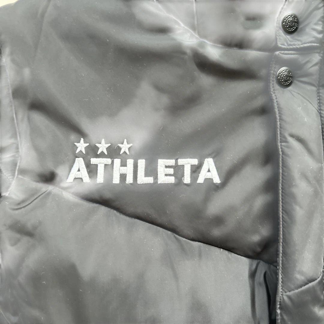 ATHLETA フード付きダウンコート 黒